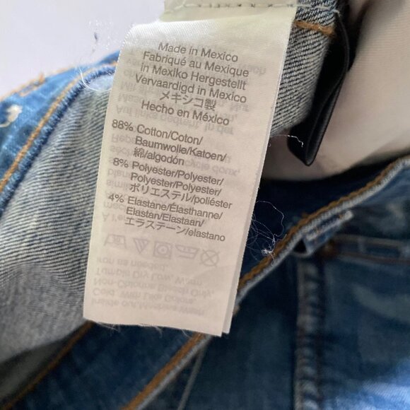 Madewell Women's 10" High-Rise Skinny Jeans Drop Step-Hem Edition. Blue. Size 28 - Picture 7 of 16